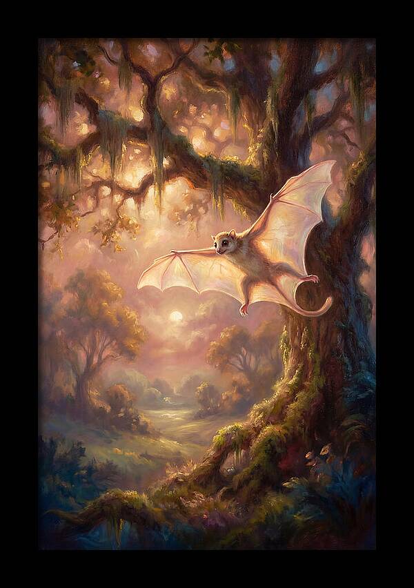 Lemur Gliding Above