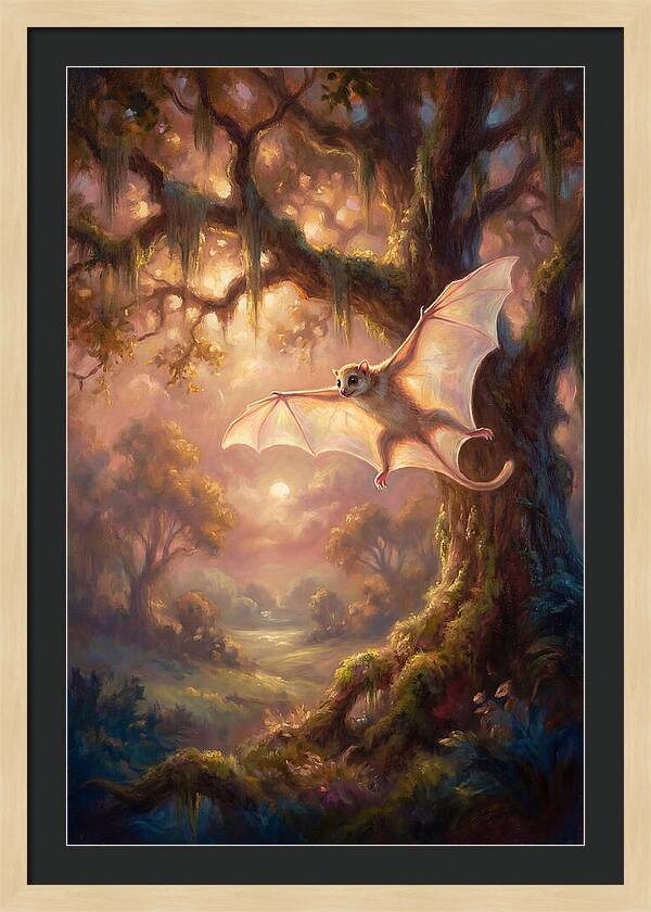 Lemur Gliding Above