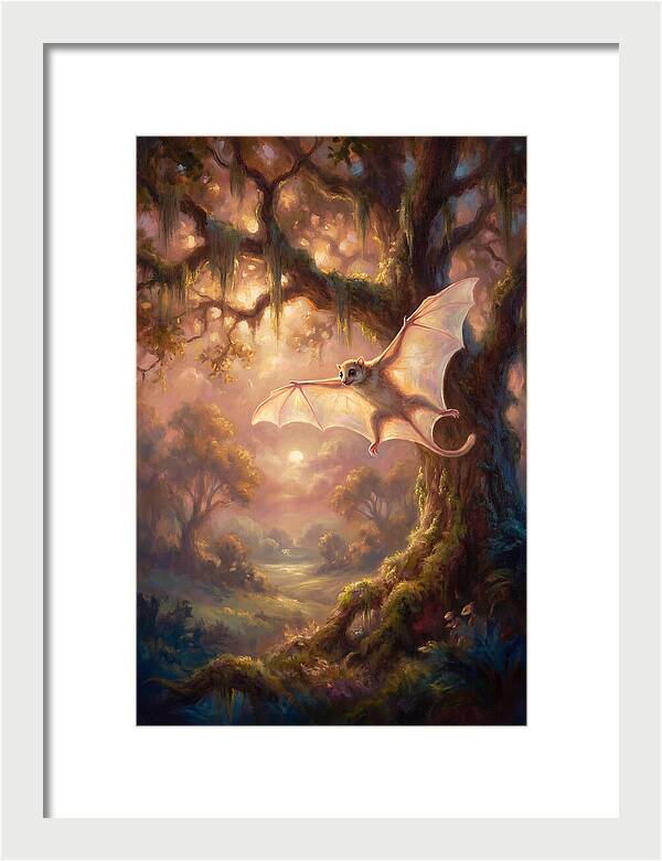 Lemur Gliding Above