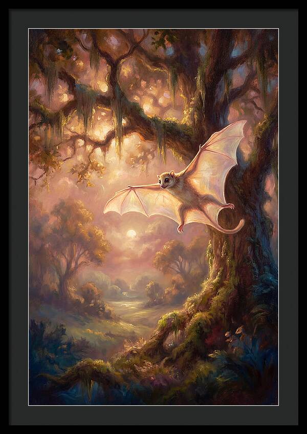 Lemur Gliding Above