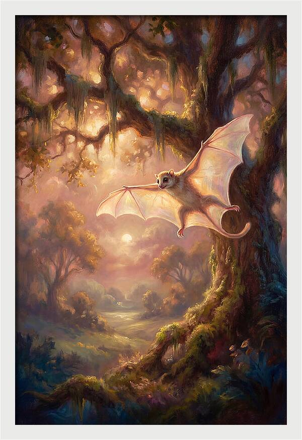 Lemur Gliding Above
