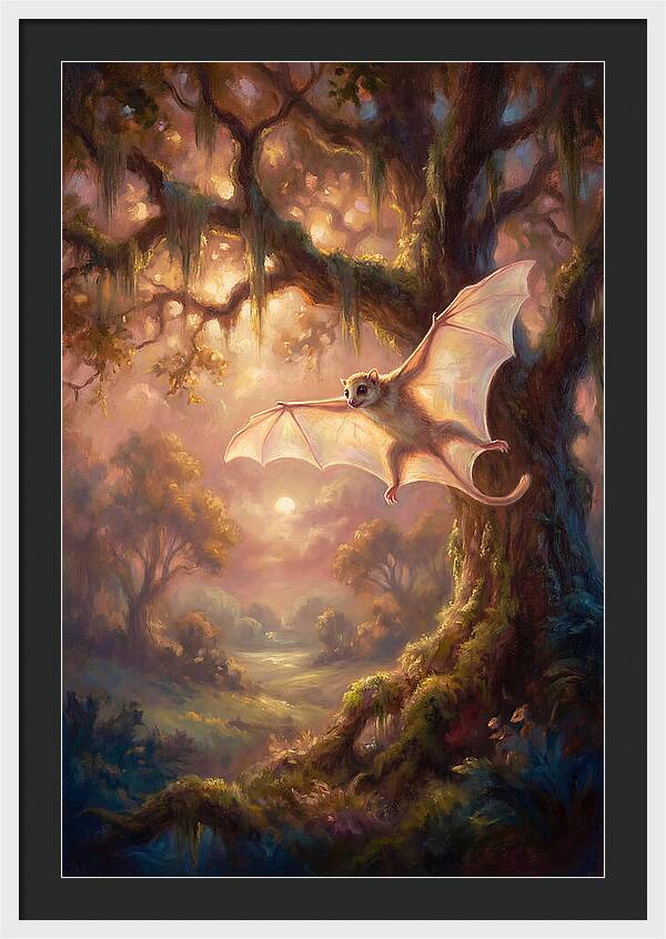 Lemur Gliding Above