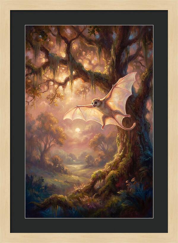 Lemur Gliding Above