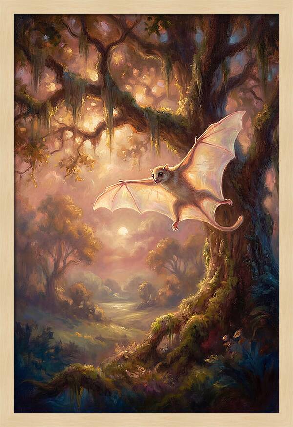 Lemur Gliding Above
