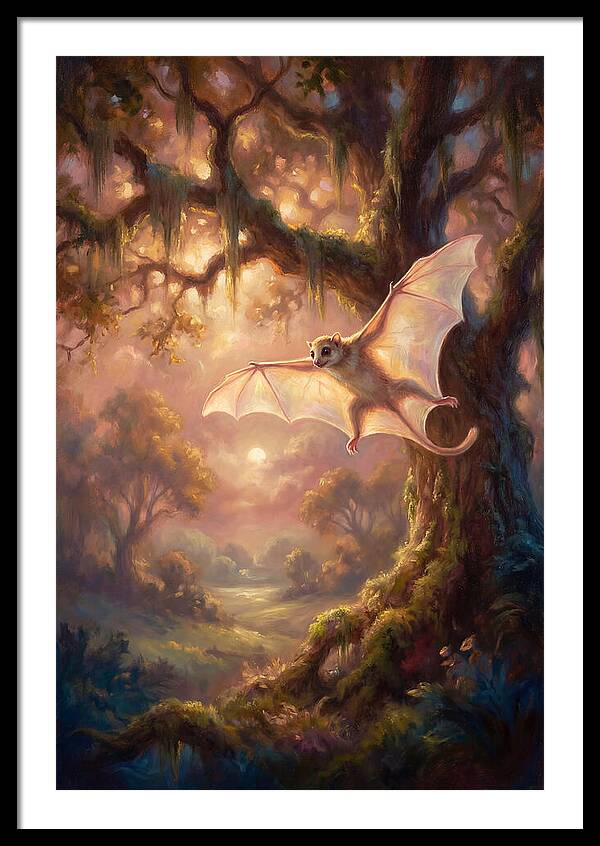 Lemur Gliding Above
