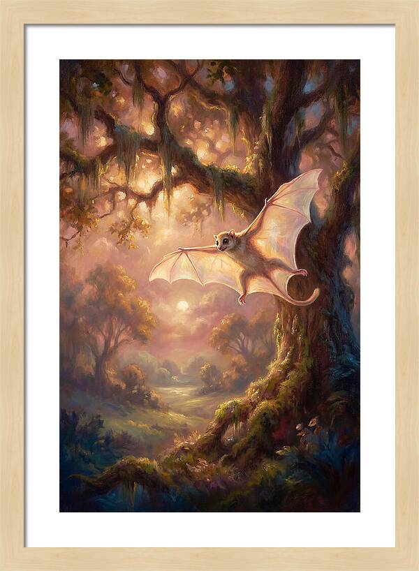 Lemur Gliding Above