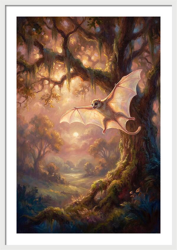 Lemur Gliding Above
