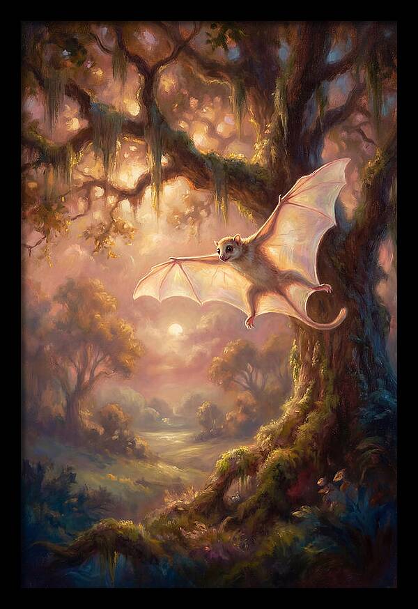 Lemur Gliding Above