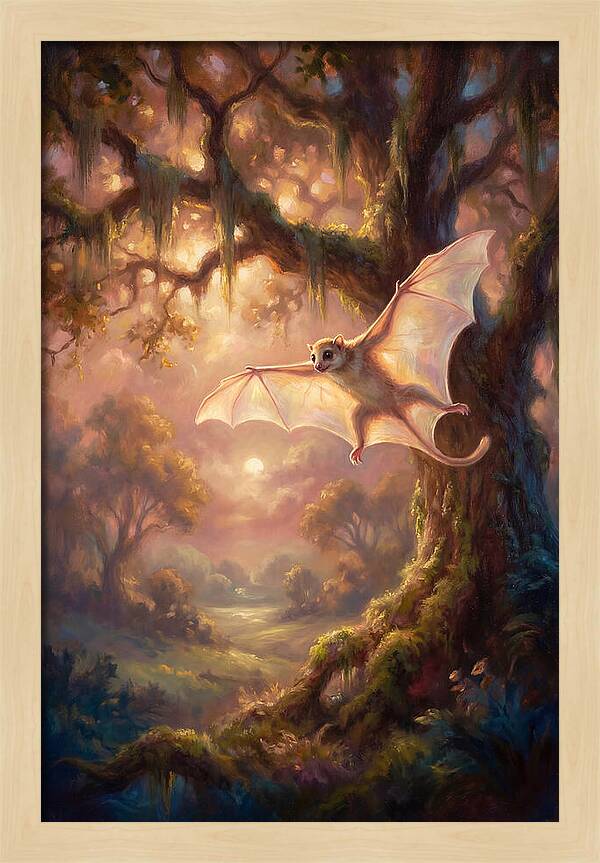 Lemur Gliding Above