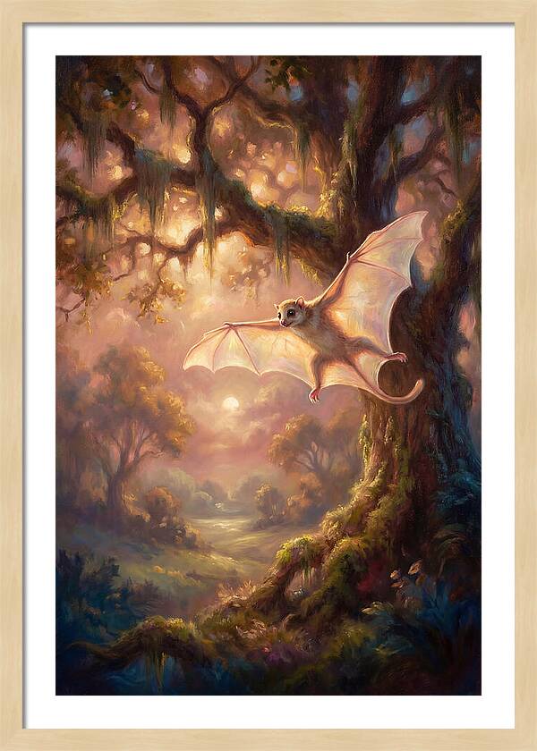 Lemur Gliding Above