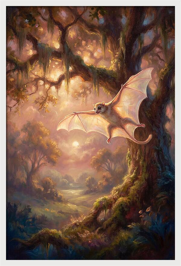 Lemur Gliding Above