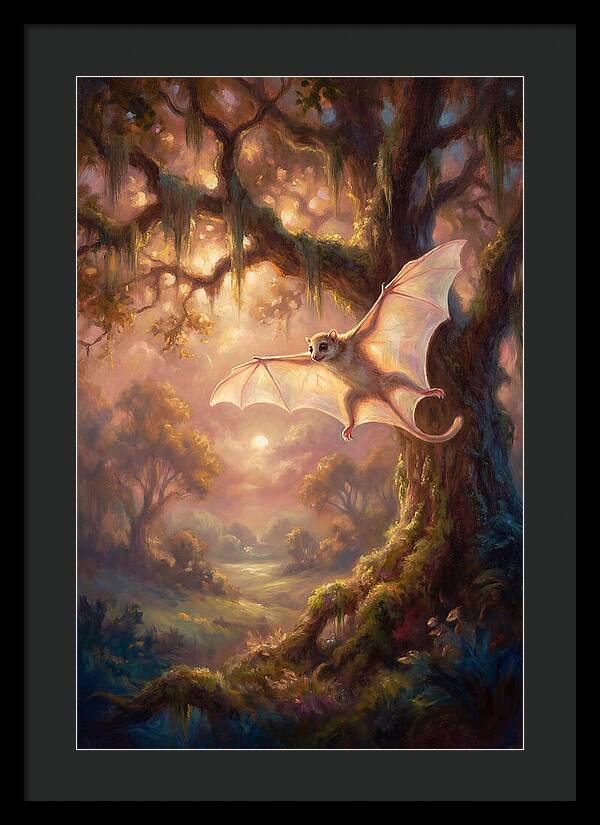 Lemur Gliding Above