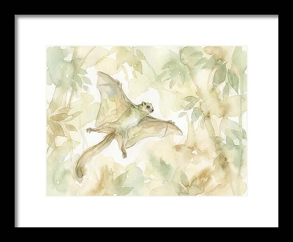Lemur Gliding Above