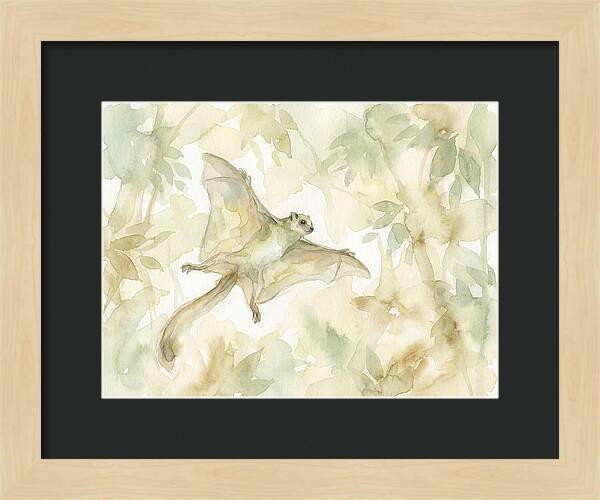 Lemur Gliding Above