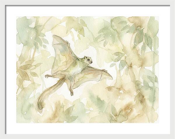 Lemur Gliding Above