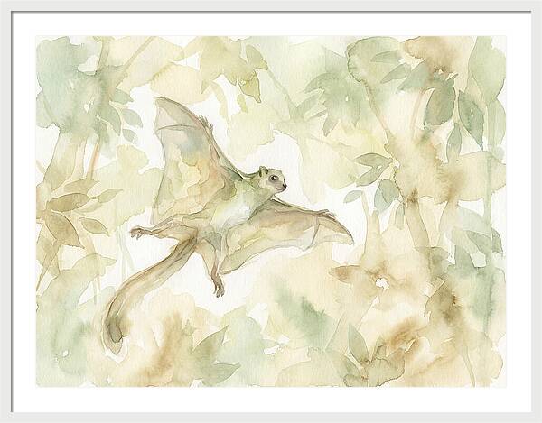 Lemur Gliding Above