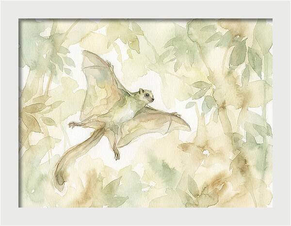 Lemur Gliding Above