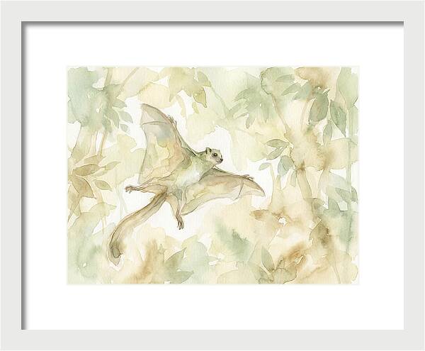Lemur Gliding Above
