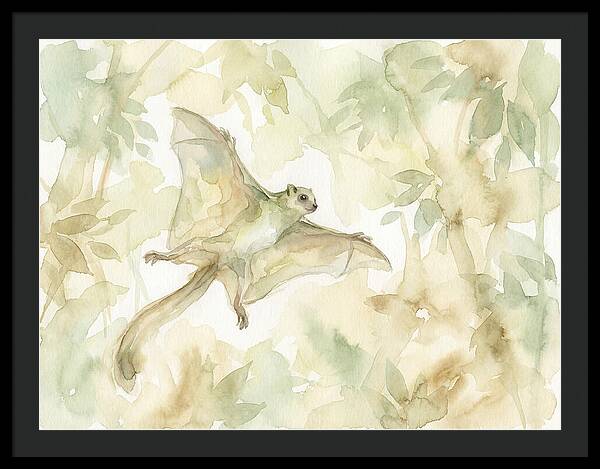 Lemur Gliding Above