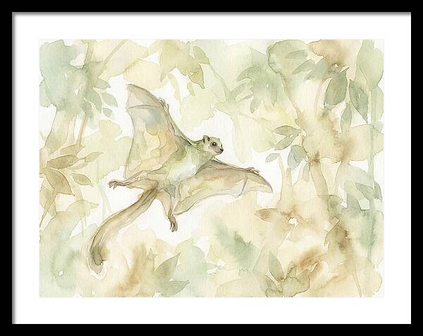 Lemur Gliding Above