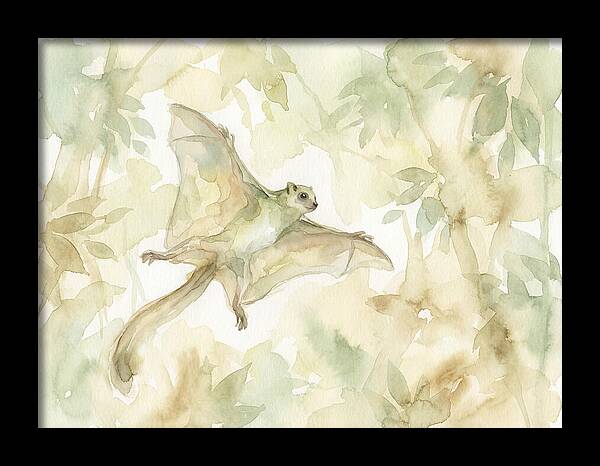 Lemur Gliding Above