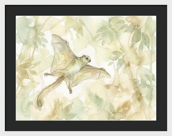 Lemur Gliding Above