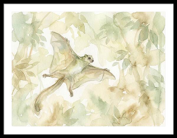 Lemur Gliding Above