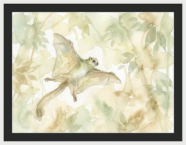 Lemur Gliding Above