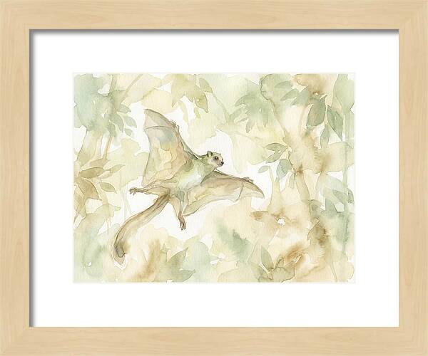 Lemur Gliding Above
