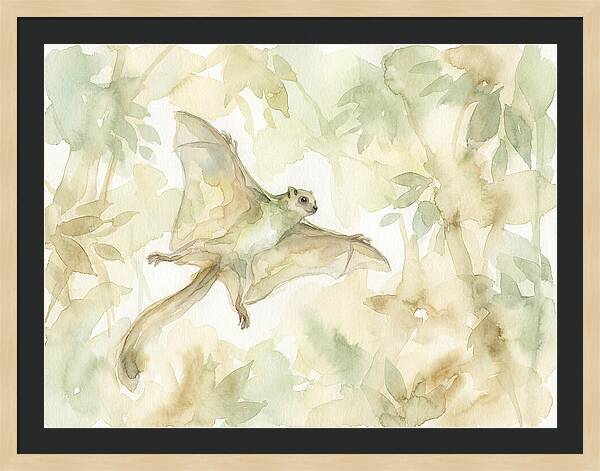Lemur Gliding Above