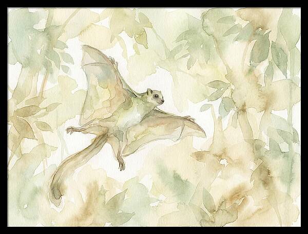 Lemur Gliding Above