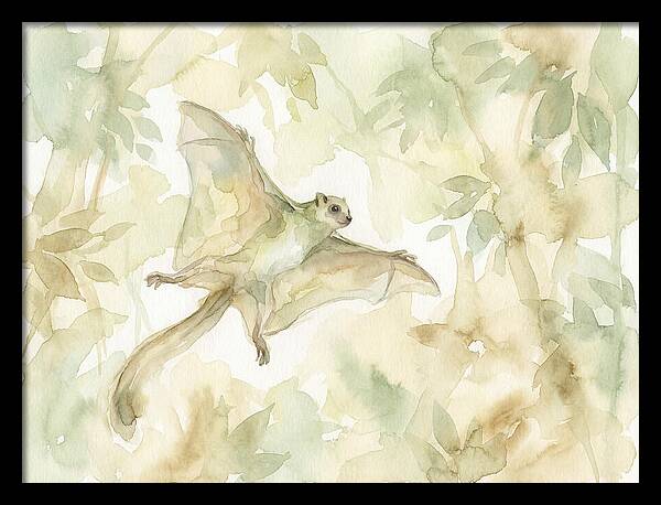 Lemur Gliding Above