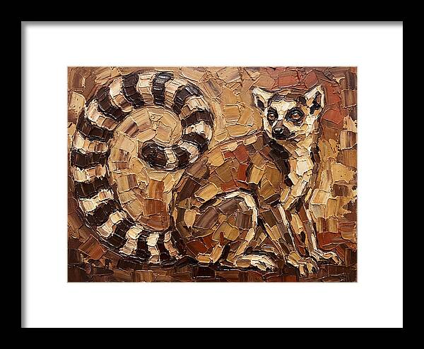Lemur In Earthy Tones