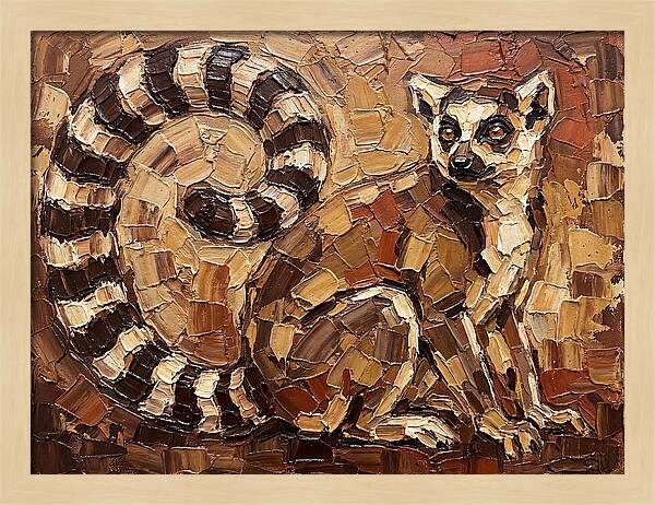 Lemur In Earthy Tones