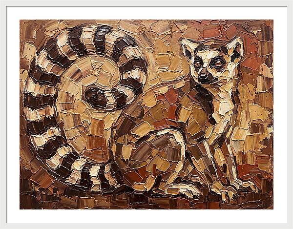 Lemur In Earthy Tones
