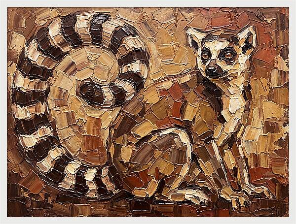 Lemur In Earthy Tones