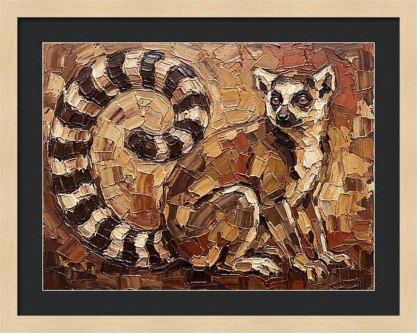 Lemur In Earthy Tones