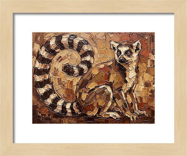 Lemur In Earthy Tones