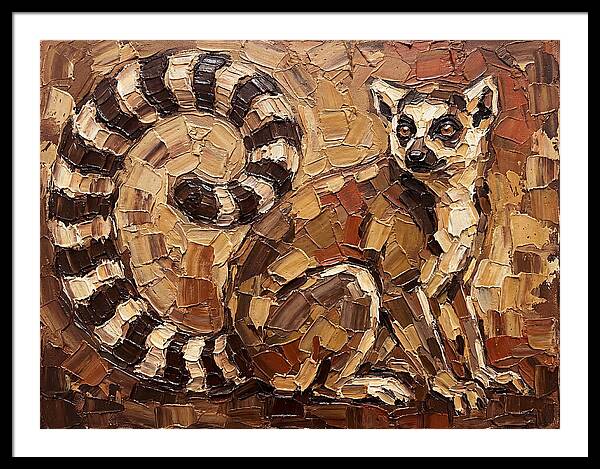 Lemur In Earthy Tones