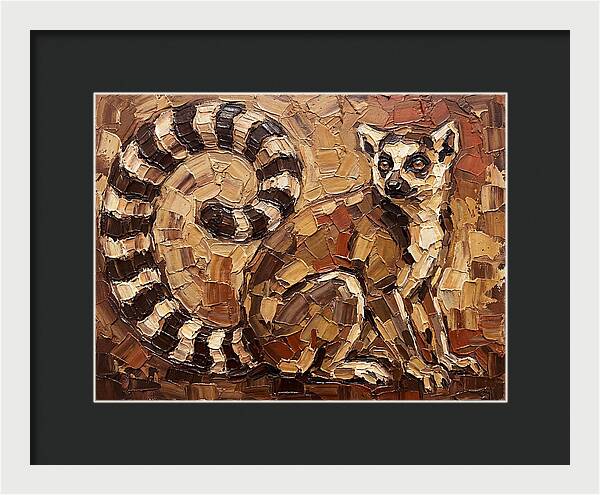 Lemur In Earthy Tones
