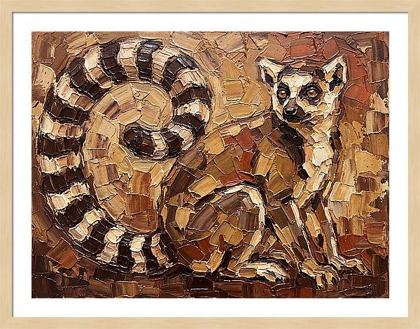 Lemur In Earthy Tones