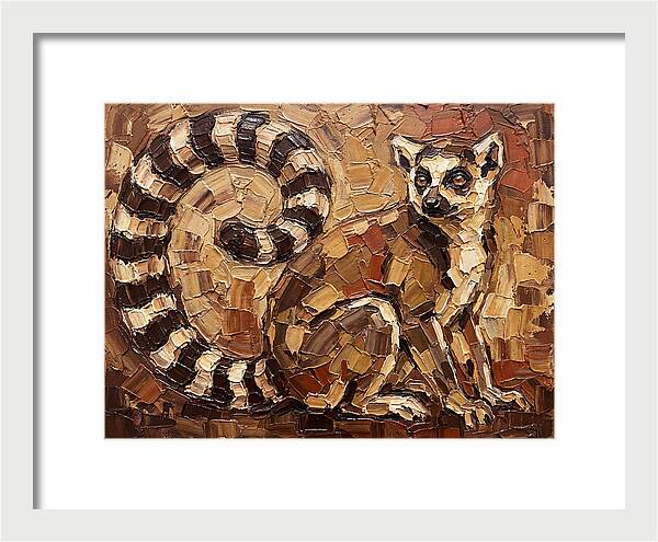 Lemur In Earthy Tones