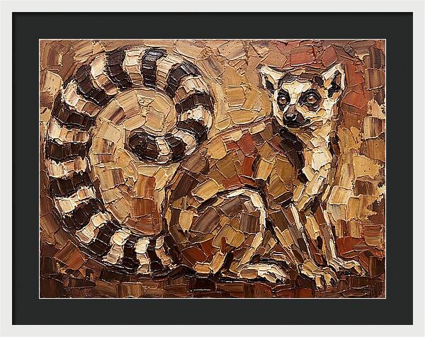 Lemur In Earthy Tones