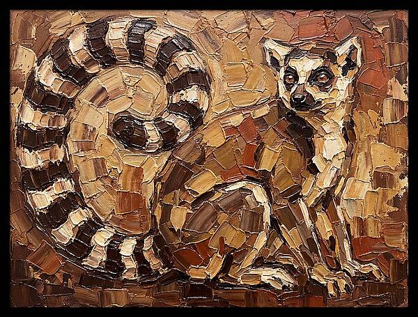 Lemur In Earthy Tones