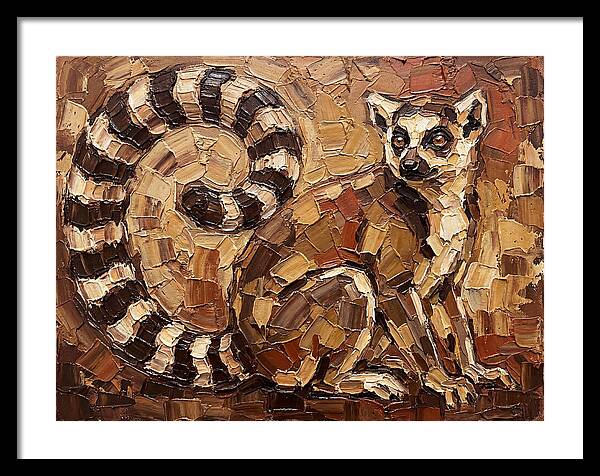 Lemur In Earthy Tones