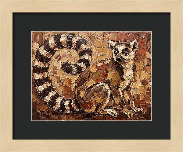 Lemur In Earthy Tones
