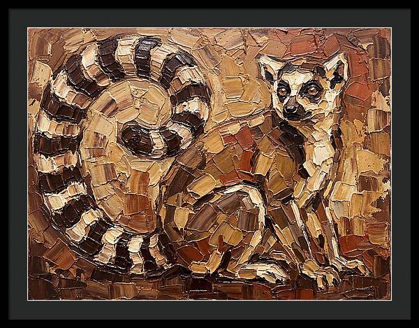 Lemur In Earthy Tones