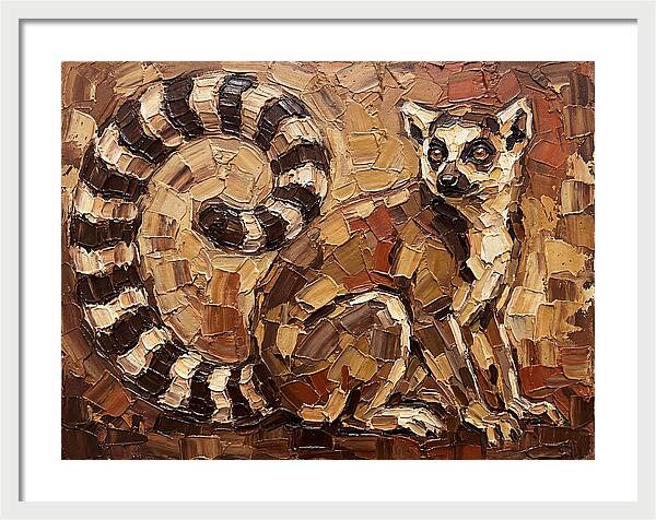 Lemur In Earthy Tones