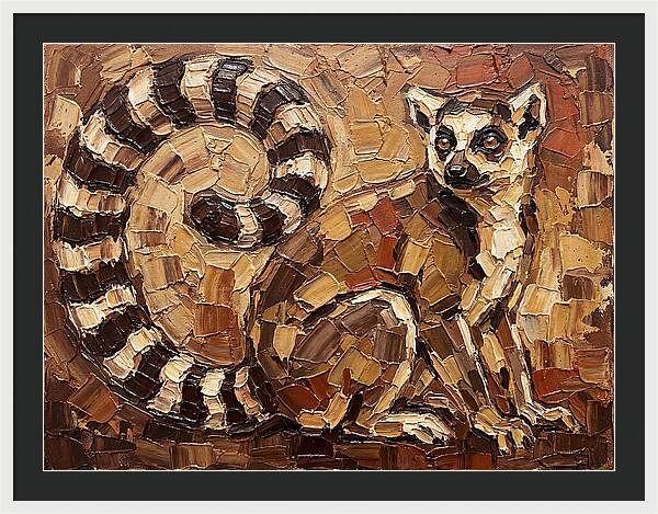 Lemur In Earthy Tones