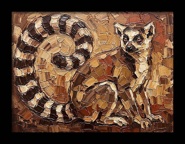 Lemur In Earthy Tones